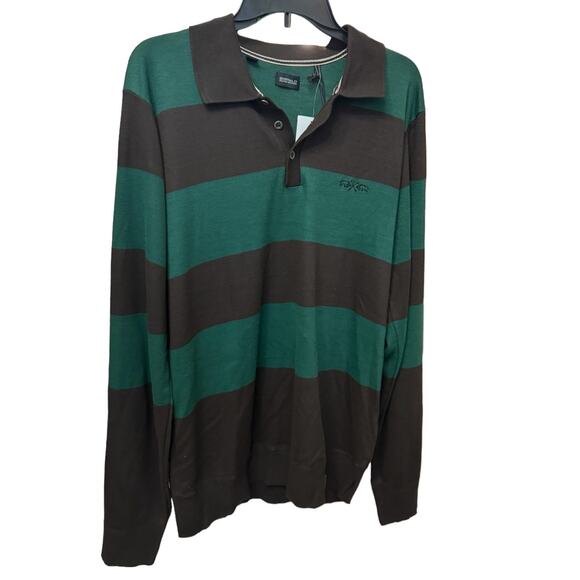 New ~ BUFFALO BY DAVID BITTON ~ Striped Long Shirt ~  Size L - Picture 1 of 5